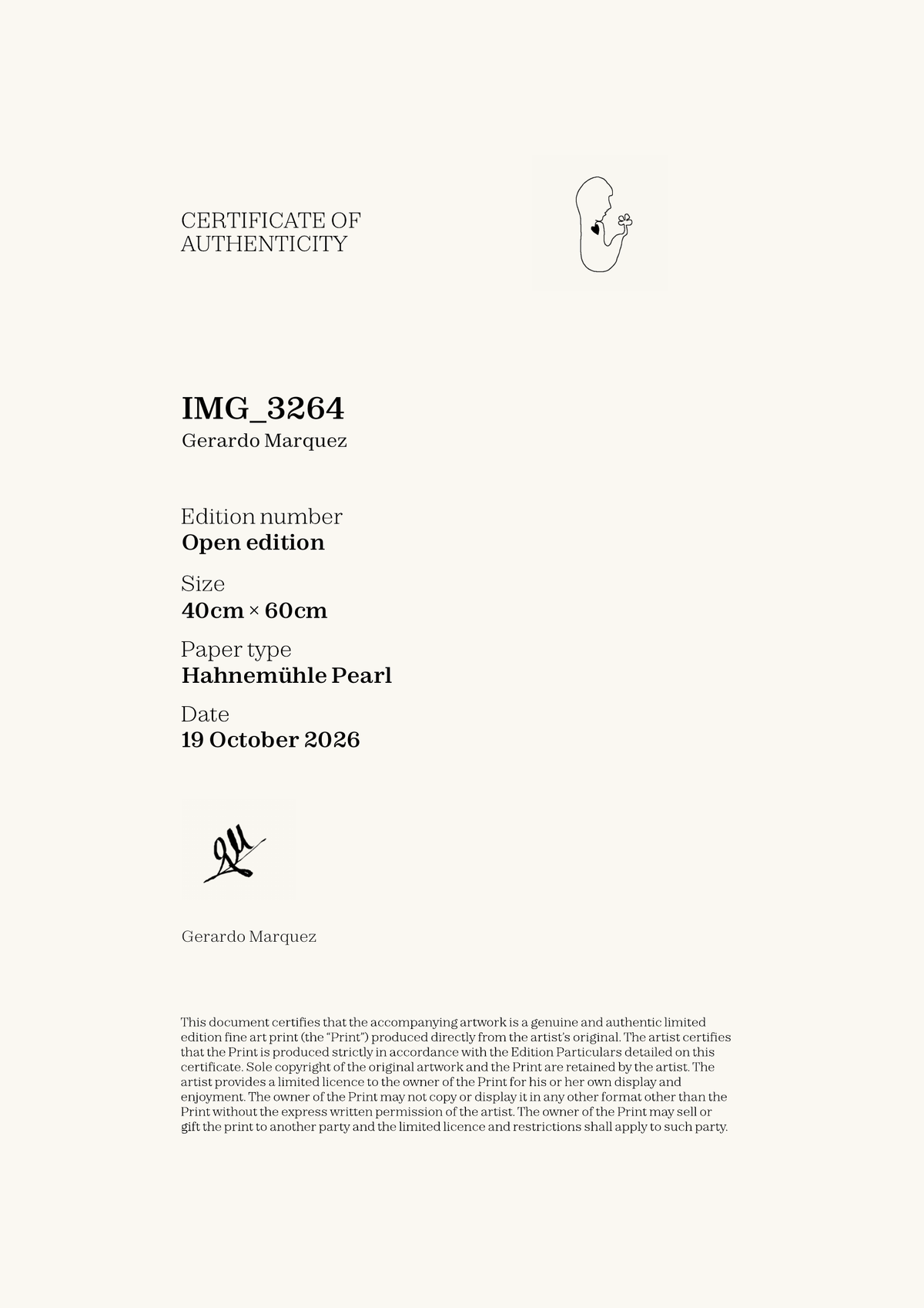 IMG_3264 — Certificate of Authenticity