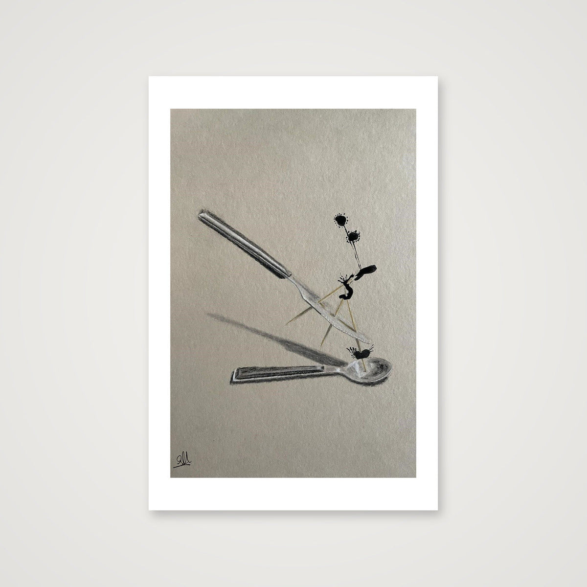 Lunch time — 40×60cm, 16×24" Print only