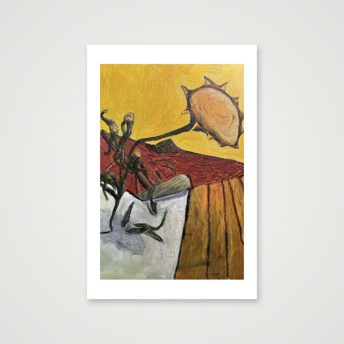 Field and flower — 30×45cm, 12×18" Print only