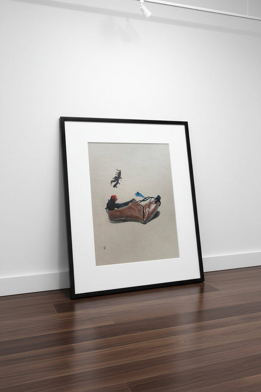 Relationship - framed print mockup
